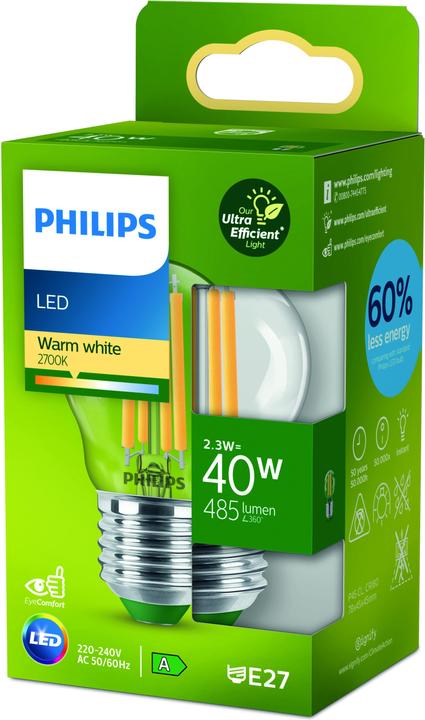 Image du produit Philips LED Classic (E27, 2.30 W, 485 lm, 1 x, A)