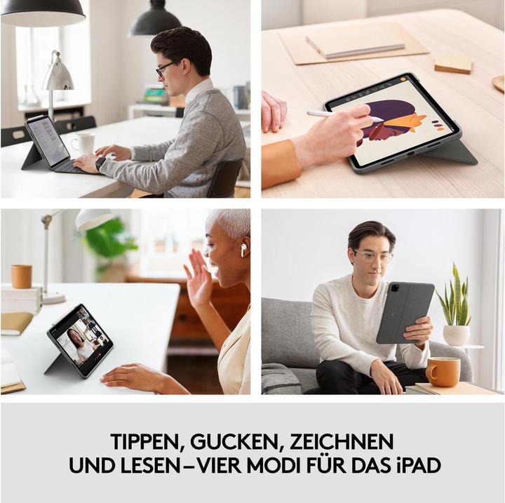 Actual product image Logitech Combo Touch (CH, iPad Pro 11 2021 (3rd Gen), iPad Pro 11 2020 (2. Gen), iPad Pro 11 2018 (1. Gen), iPad Pro 11 2022 (4th Gen))