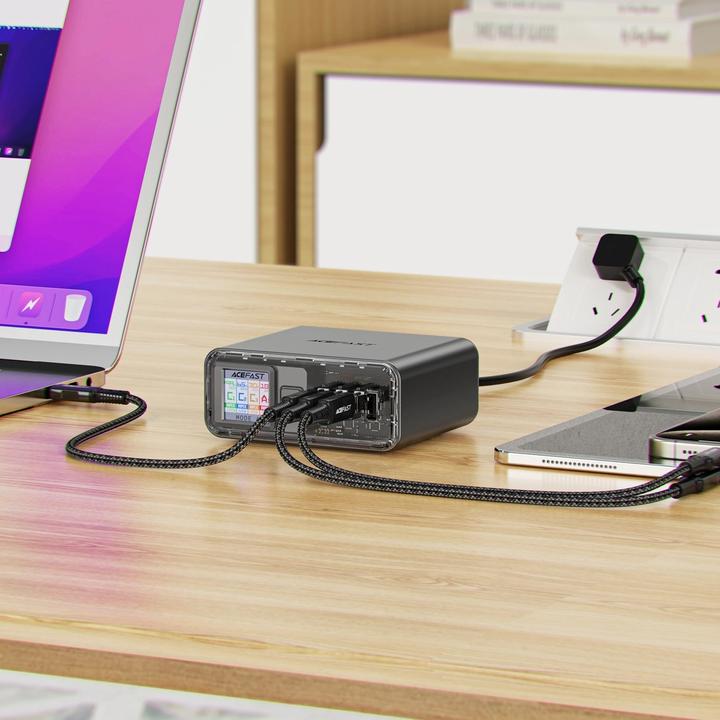 Productafbeelding Acefast Desktop Power Station (4 Havens)
