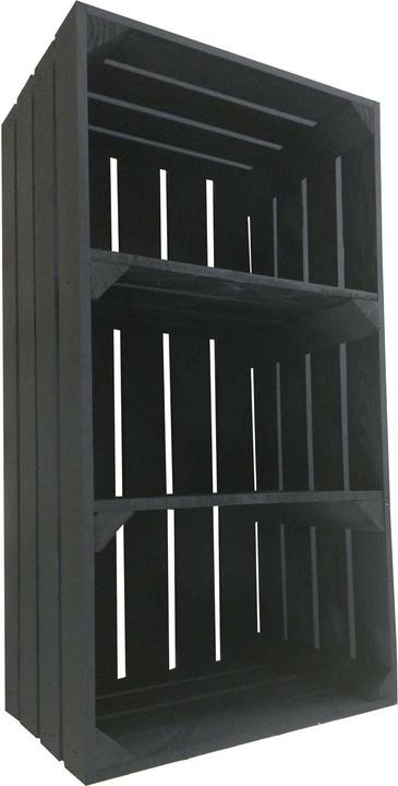 Actual product image Holz Zollhaus Shelf Vintage Black 40 x 75 cm (30 x 42 x 75.5 cm)