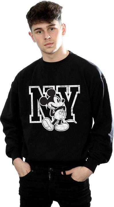 Actual product image Disney Mens Mickey Mouse NY Kicking Sweatshirt (XL)