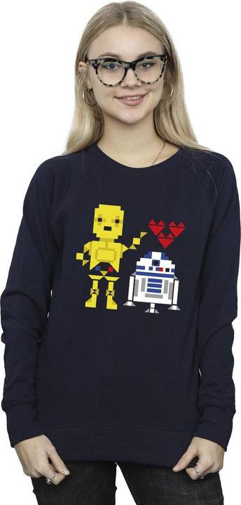 Immagine prodotto Star Wars Heart Robot Felpa Donna (M)