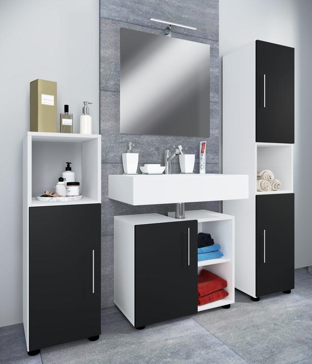 Immagine prodotto VCM Set di mobili da bagno 4 pezzi in legno Flandu ll