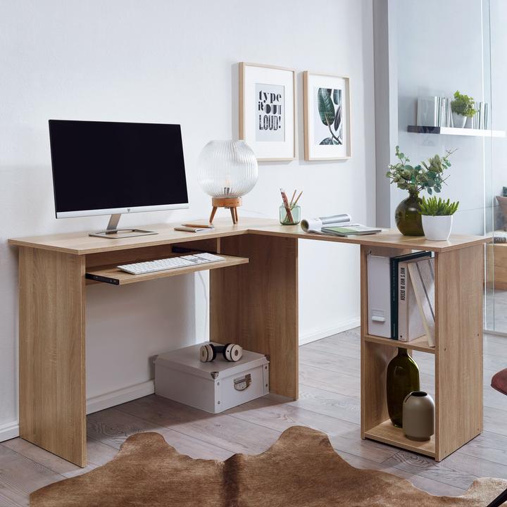Produktbild Wohnling Schreibtischkombination (140 x 120 x 75 cm)