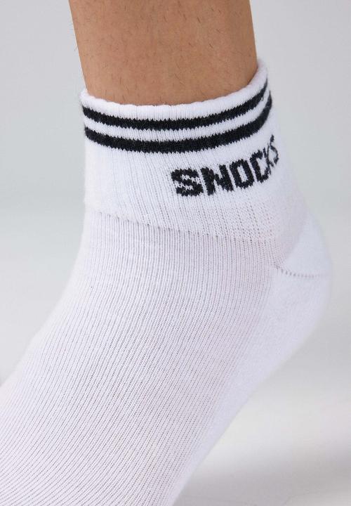 Image du produit Snocks Chaussettes de baskets rétro (paquet de 4, 35 - 38)