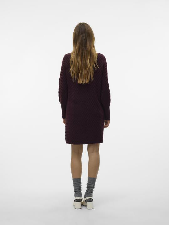 Produktbild Vero Moda VMANJASTINNA LS BOATNECK DRESS GA EXC Strickkleid (XS)