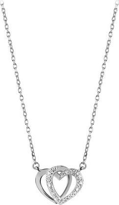 Actual product image Beneto Silver necklace with heart AGS779 / 48 (chain. pendant) (L)