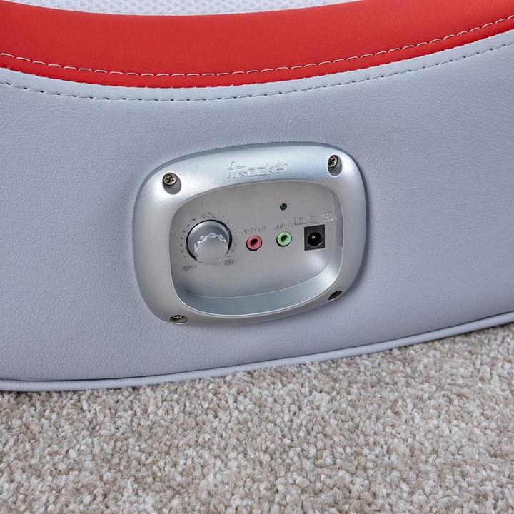 Produktbild X Rocker Shadow 2.0 Stereo Audio Gaming Floor Rocker Red