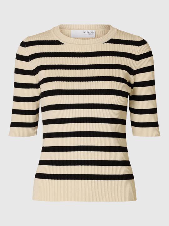 Actual product image Selected Femme Ribbed knit top (L)