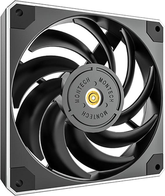 Image du produit Montech Ventilateur Metal120 PWM - 120 mm, noir (120 mm, 1 x)