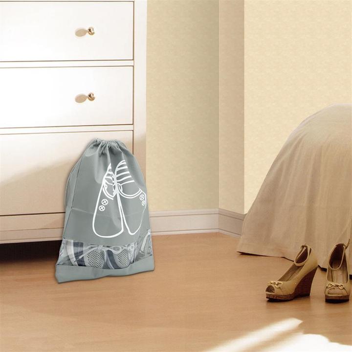 Produktbild Intirilife 3x Schuhbeutel in GRAU