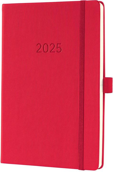 Image du produit Sigel Agenda semainier 2025 C2564 1W/2S rouge 21.3x14.8cm (A5, Allemand)