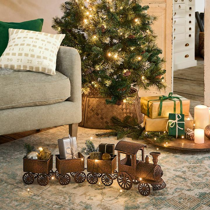 Image du produit Loberon Bordure d'arbre de Noël Eden marron (1 -pièce)