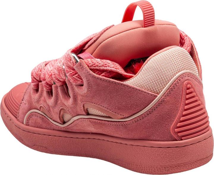 Produktbild Lanvin curb suede sneakers pink color (37)