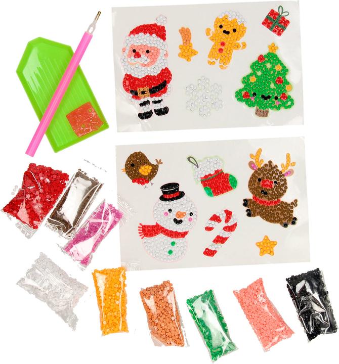 Produktbild Grafix Xmas Diamond Painting Sticker