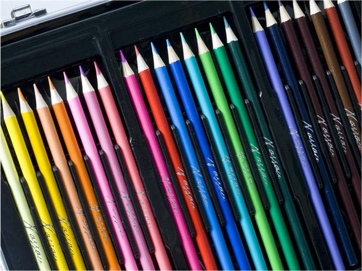 Actual product image Grafix Luxury metal colour case, 79 pcs.