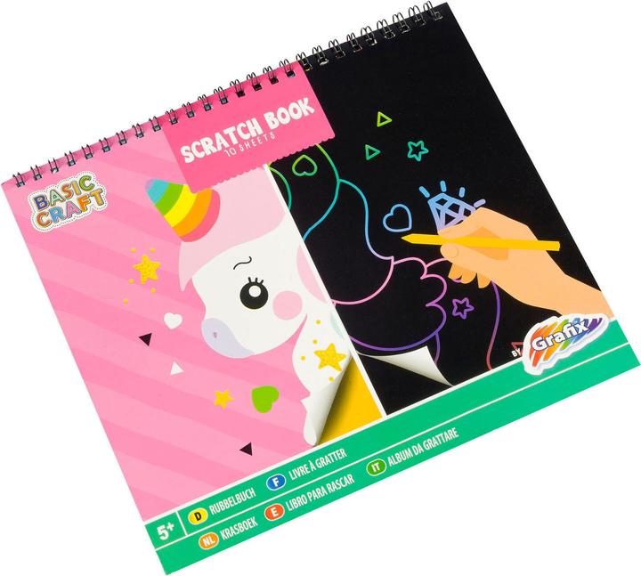 Produktbild Grafix Kratzbuch, 10 Blatt