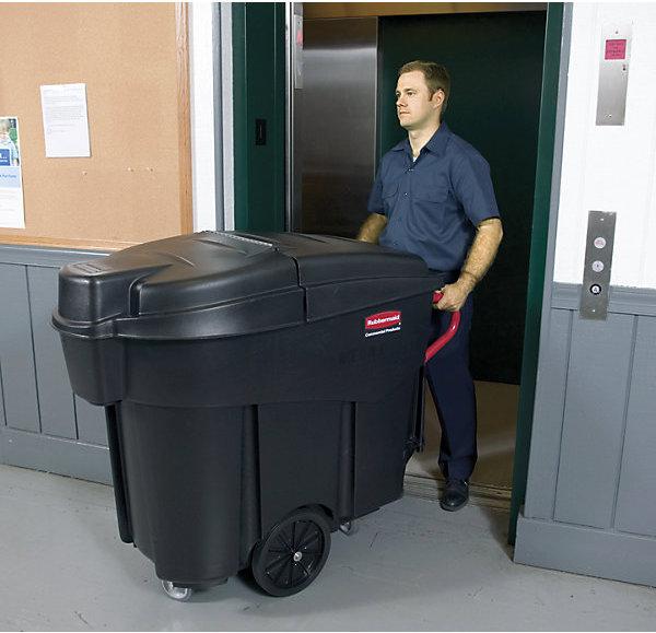 Image du produit Rubbermaid Couvercle Mega BRUTE® pour collecteur de déchets mobile, h x l x p 267 x 262 x