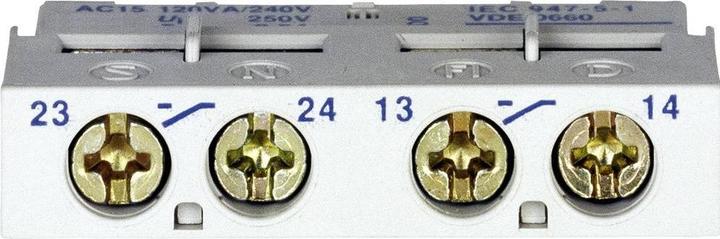 Actual product image Schneider Electric Auxiliary contact block 1 NO contact 1 NC contact
