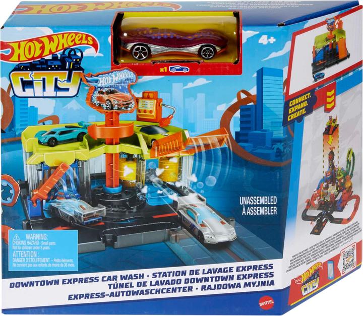 Produktbild Hot Wheels Downtown Car Wash Speed Clean