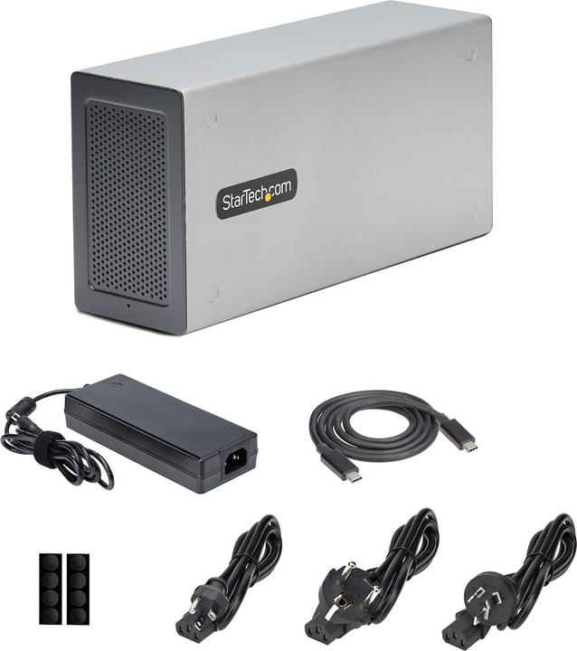 Immagine prodotto StarTech 2TBT3-PCIE-ENCLOSURE (Thunderbolt, 2 Porti)