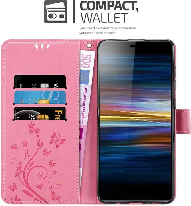 Actual product image Cadorabo Flower Book Cover (Sony Xperia L3)