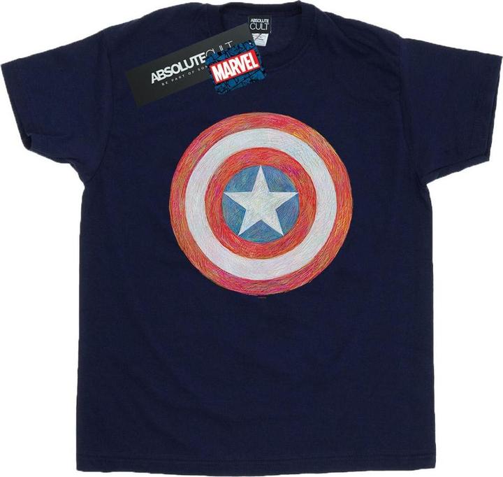 Produktbild Captain America Sketched Shield TShirt (XL)