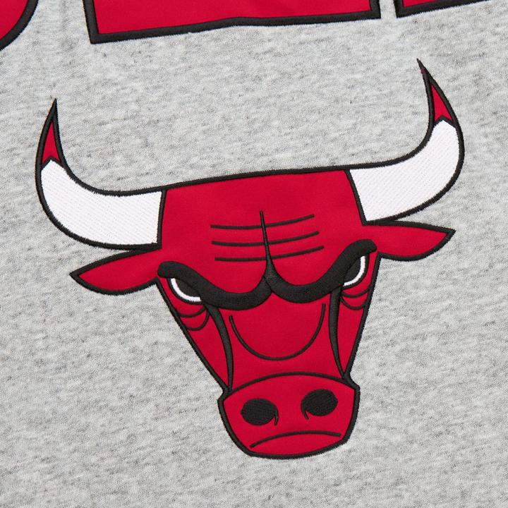 Produktbild Mitchell & Ness SATIN Fleece Pullover Chicago Bulls - L (L)