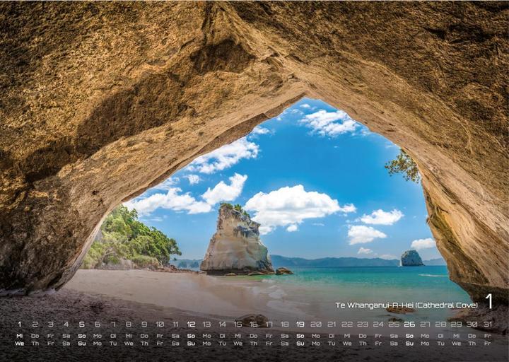 Produktbild Neuseeland - Das Land der langen weissen Wolke - 2025 - Kalender DIN A3 (A3, Deutsch)