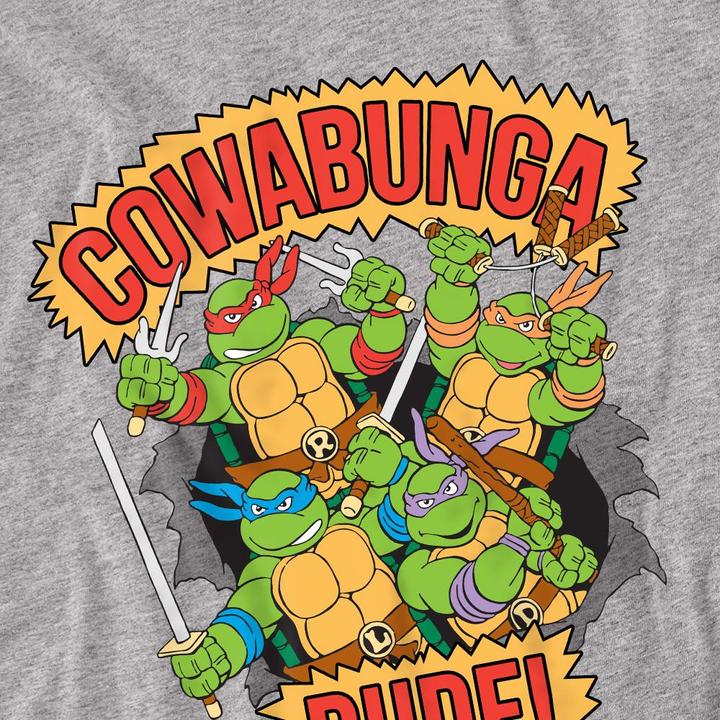 Image du produit Teenage Mutant NT - T-shirt COWABUNGA DUDE - Adulte (XXL)