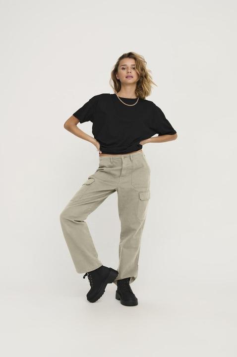 Actual product image Only Loose fit high waist trousers cargo trousers (XS)