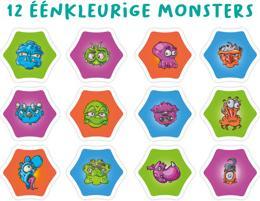 Produktbild FlexiQ Board Game with Dice & Cards 'Monsters' 112038 from 6+ Years (Französisch, Deutsch)