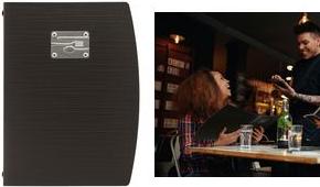 Image du produit Securit Porte-menus RIO BESTECK, DIN A4, blanc
