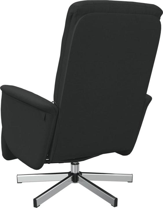 Produktbild VidaXL Massagesessel mit Fussteil Schwarz Stoff,Farbe