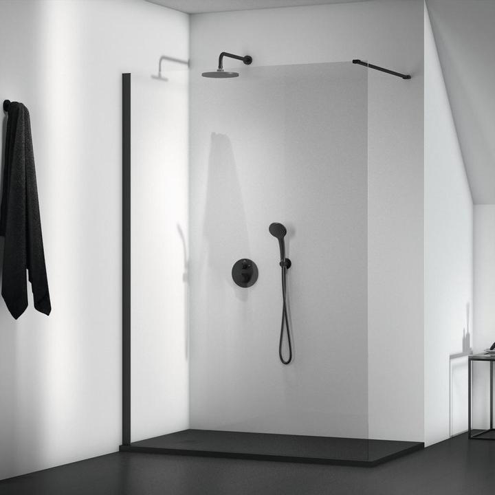 Produktbild Ideal Standard Stationary shower head holder IdealRain, from the wall 400 mm, Silk Black matte black