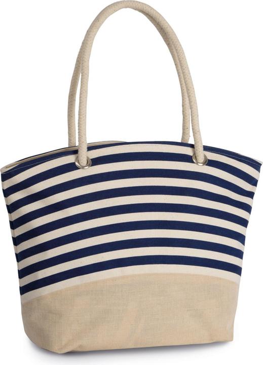 Produktbild Kimood Tote bag Marinestil Jutegewebe