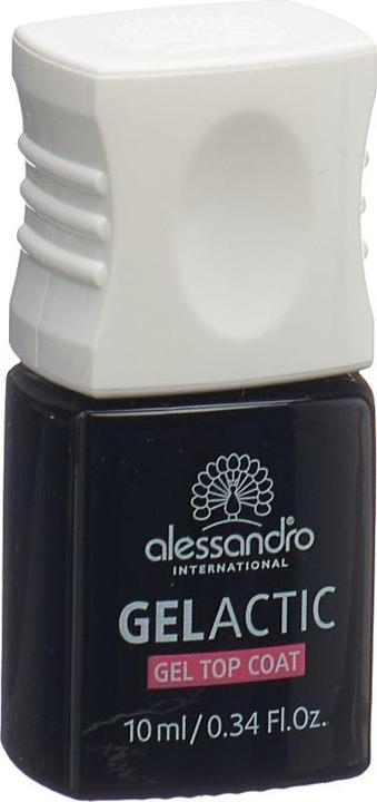 Actual product image Alessandro Gelactic Gel Top Coat 10 (Transparent, Top coat)