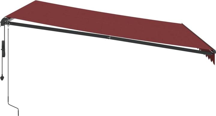 Immagine prodotto VidaXL Markise Automatisch Gelenkarmmarkise Sonnenmarkise Balkonmarkise Weinrot (4 m)