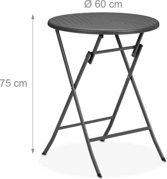 Immagine prodotto Relaxdays Tavolo da-campeggio (60 cm)