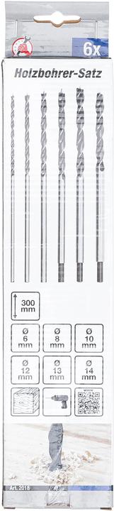 Produktbild BGS Holzbohrer-Satz 6 - 14 mm 6-tlg. (6-14 mm)
