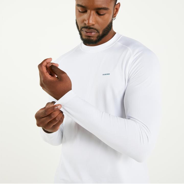 Immagine prodotto Tribord Camicia da vela a maniche lunghe da uomo protezione UV 500 bianco (L)