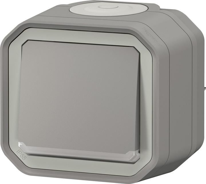 Actual product image Legrand Plexo New damp-proof surface-mounted 1-compartment changeover switch, illuminated