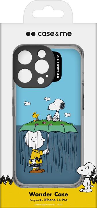 Actual product image SBS case&me Peanuts cover cam logo for iPhone 14 Pro design1 Linus Umbrella (Apple iPhone 14 Pro)