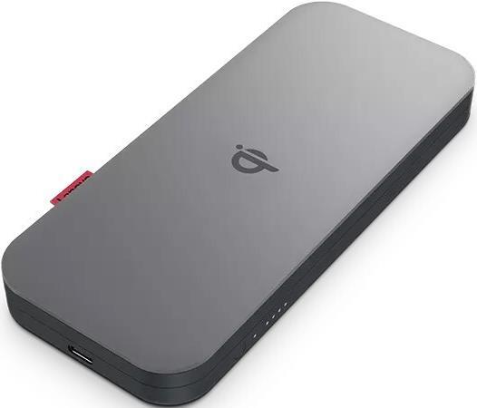Immagine prodotto Lenovo GO Wireless Power Bank 10000 mAh, Thunder Black, 258 g, 15 W (10000 mAh, 30 W, 38.50 Wh)