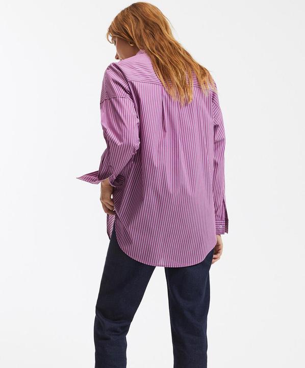Actual product image La Redoute Collections Wide shirt blouse with stripes Signature APOLLINE (38)