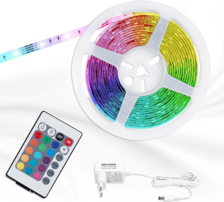Immagine prodotto Briloner Nastro LED (RGB, 300 cm, Interno)