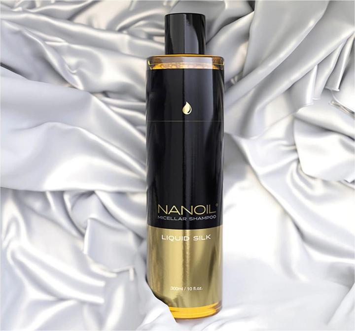 Actual product image Nanoil Micellar shampoo with liquid silk (300 ml, Liquid shampoo)