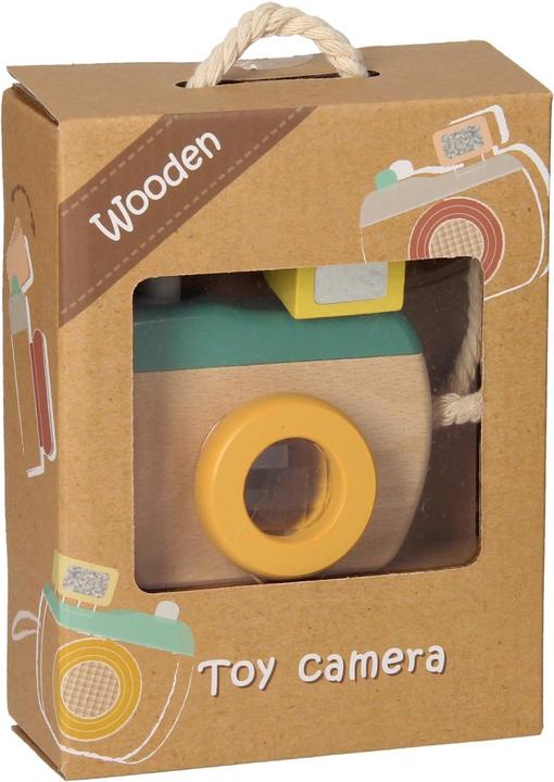 Immagine prodotto Macchina fotografica in legno - Arancione