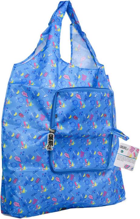 Create It! Faltbarer Shopper - Blau