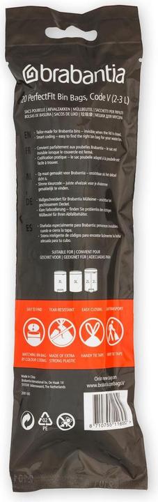 Actual product image Brabantia PerfectFit waste bag V 3 litres (20 x, 3 l)
